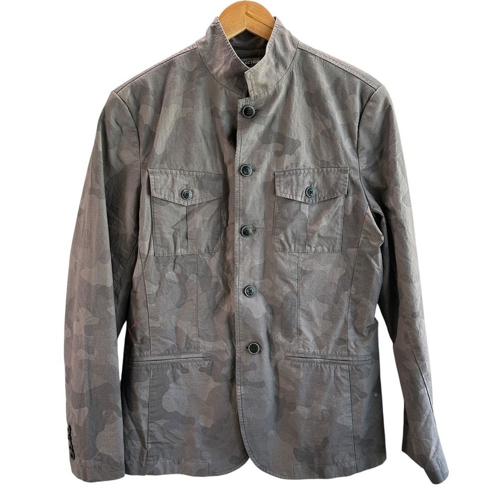 Kenneth Cole‎ Reaction Jacket Camouflage Streetwear Edgy Small Chic